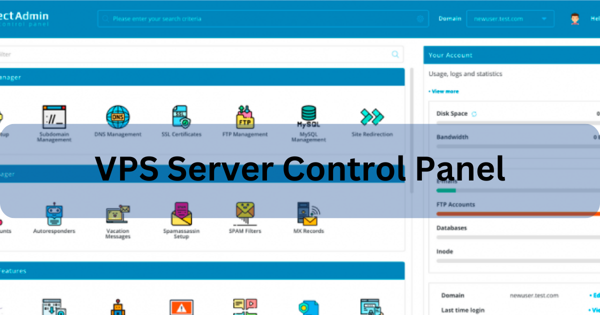 VPS Server Control Panel